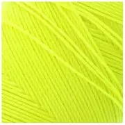 Bobina de hilo encerado Linhasita para micro macramé 0,75 mm - Amarillo Fluo (326) x228m
