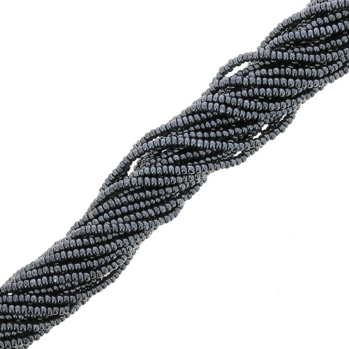 Charlottes 13/0 Jet Hematite x10g