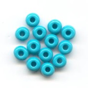 Cuentas de Rocalla Preciosa 6/0, 4 mm - Turquesa, 20 g