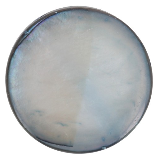 Tejos redondos de nácar 12 mm Grís x10