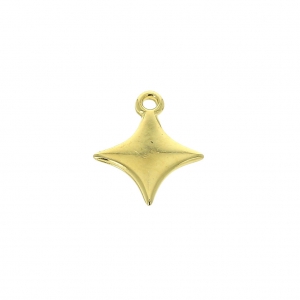 Colgante estrella 14x12 mm Dorado con oro finox1