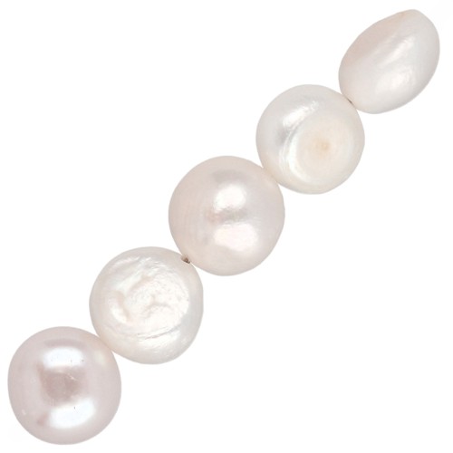 Barrocas 11x10 mm blanco x5