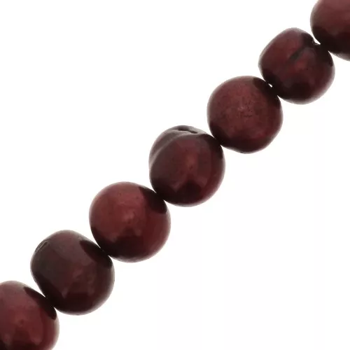 Aceitunas irregulares 8x9 mm rojo irisado x6