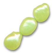Aceitunas irregulares tintadas 9x8 mm verde anís x6