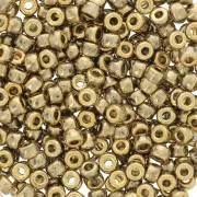 Cuentas de Rocalla Matubo 8/0, 3,15 mm - Full Dorado x 10 g