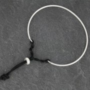 Stopper Bead 8 mm con agujero de 2 mm en Plata 925 x1