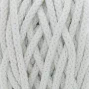 Bobina cordón de algodón para macramé Cotton Air 5 mm Blanco x 50m