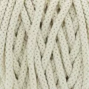 Bobina cordón de algodón para macramé Cotton Air 5 mm Crudo x 50m