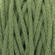 Bobina cordón de algodón para macramé Cotton Air 5 mm Verde Eucalipto 50m