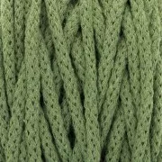 Bobina cordón de algodón para macramé Cotton Air 5 mm Verde Eucalipto 50m