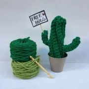 Bobina cordón de algodón para macramé Cotton Air 5 mm Verde Eucalipto 50m