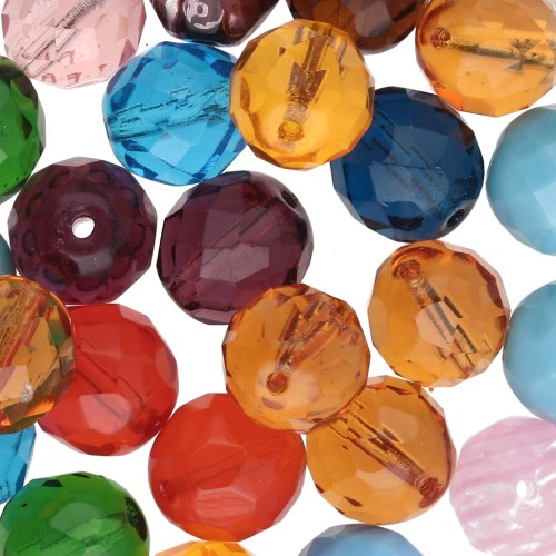 Facetas surtidas 12 mm - Multicolor x50g