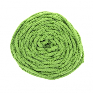 Bobina cordón de algodón para macramé Cotton Air 5 mm Verde Menta x 50m