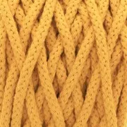 Bobina cordón de algodón para macramé Cotton Air 5 mm Mostaza x 50m