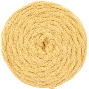 Bobina cordón de algodón para macramé Cotton Air 5 mm Amarillo palido x 50m|raw }}
