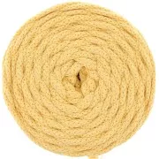Amarillo claro - Bobine de cordon en coton pour macramé Cotton Air 5 mm - Jaune pâle x50m Bobine de cordon en coton pour macramé Cotton Air 5 mm - Jaune pâle x50m