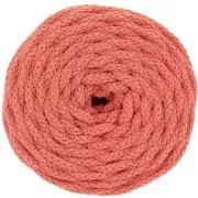 Naranja - Bobina cordón de algodón para manualidades macramé Cotton Air 5 mm Naranja x 50m Bobina cordón de algodón para manualidades macramé Cotton Air 5 mm Naranja x 50m