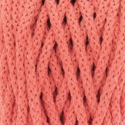 Bobina cordón de algodón para manualidades macramé Cotton Air 5 mm Naranja x 50m