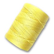 Hilo C-Lon Beading Cord 0,50 mm Lemon x84m|raw }}