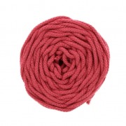 Bobina de cordón de algodón para macramé Cotton Air 5 mm - Rosa viejo x50m