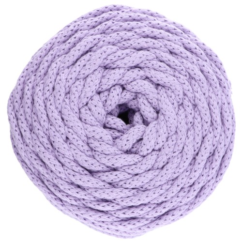 Bobina cordón de algodón para macramé Cotton Air 5 mm Malva x 50m