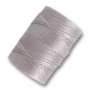 Hilo C-Lon Beading Cord 0,50 mm Silver x84m