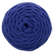 Bobina cordón de algodón para macramé Cotton Air 5 mm Azul Marino x 50m|raw }}