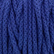Bobina cordón de algodón para macramé Cotton Air 5 mm Azul Marino x 50m