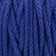 Bobina cordón de algodón para macramé Cotton Air 5 mm Azul Marino x 50m
