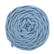 Azul claro - Bobine de cordon en coton pour macramé Cotton Air 5 mm - Bleu clair x50m Bobine de cordon en coton pour macramé Cotton Air 5 mm - Bleu clair x50m