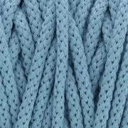 Bobina cordón de algodón para macramé Cotton Air 5 mm Azul dia x 50m