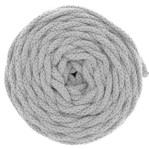 Bobina cordón de algodón para macramé Cotton Air mm Gris claro x 50m