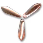 Dagas 5x16 mm Crystal Capri Gold x50