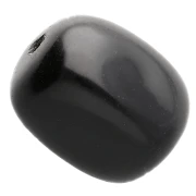 Cuenta 18x13 mm Rectángulo Piedra Preciosa de Color - Ónix Negro x1