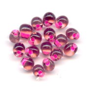 Mini-gotas Miyuki 3.4 mm DPF03 - Smoky Amethyst Pink Lined x8g|raw }}