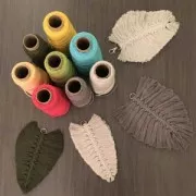 Bobina de hilo de macramé algodón Suprême Cotton 3XL peigné Gris Claro x 75m