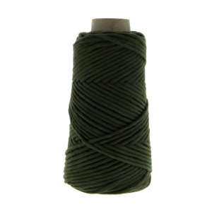 Bobina de hilo de macramé algodón Suprême Cotton 3XL peigné Verde Botella x 75m