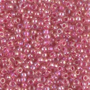 Rocalla Miyuki 11/0 355 - Crystal AB Hot Pink Lined|raw }}