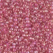 Rocalla Miyuki 11/0 355 - Crystal AB Hot Pink Lined
