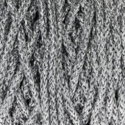 Bobina de cordón para macramé Rayon Air 4 mm Plateado x 50m