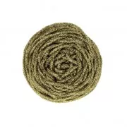 Bobina de cordón para macramé Rayon Air 4 mm Dorado x 50m