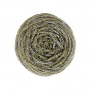 Bobina de cordón trenzado para macramé Rayon Air 4.5 mm Plateado / Dorado x 50m|raw }}