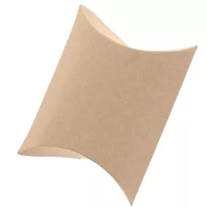 Envase de cartón 8x10x3.5 cm Kraft Natural x1