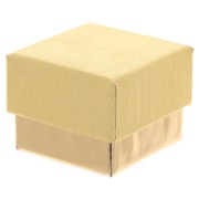 Estuche y caja para joyería y bisutería para anillo 4.5x4.5x3.5 cm Dorado x1|raw }}