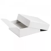 Estuche y caja para joyería y bisutería para anillo 10.5x10.5x4 cm Blanco lacadox1