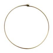 Gargantilla con cierre de rosca 1.6 mm 12 cm bronce|raw }}