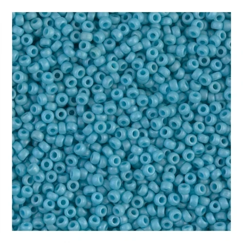 Rocalla Miyuki 11/0 2029 - Opaque Turquoise Blue Luster Mat