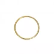 Anilla cerrada 10x1 mm de Gold filled x1