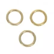 Anillas cerradas  7x1mm de Gold filled x4