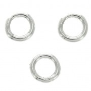 Anillas cerradas 4x0.75 mm de Plata 925 x10|raw }}